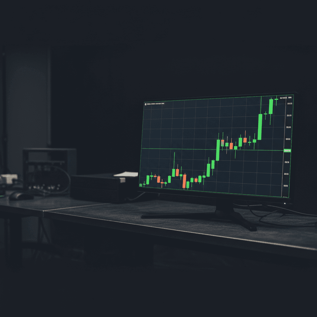 Bullish order block: final bearish candle before sharp upward price impulse on a trading chart