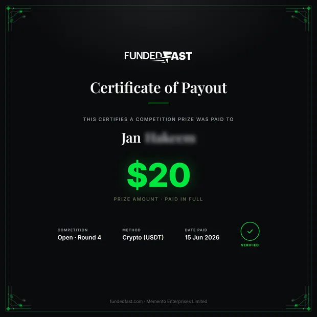 Open · Round 4 payout of $20 to Jan